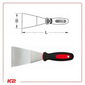 Couteau de peintre - lame inox flexible - manche bi-composant