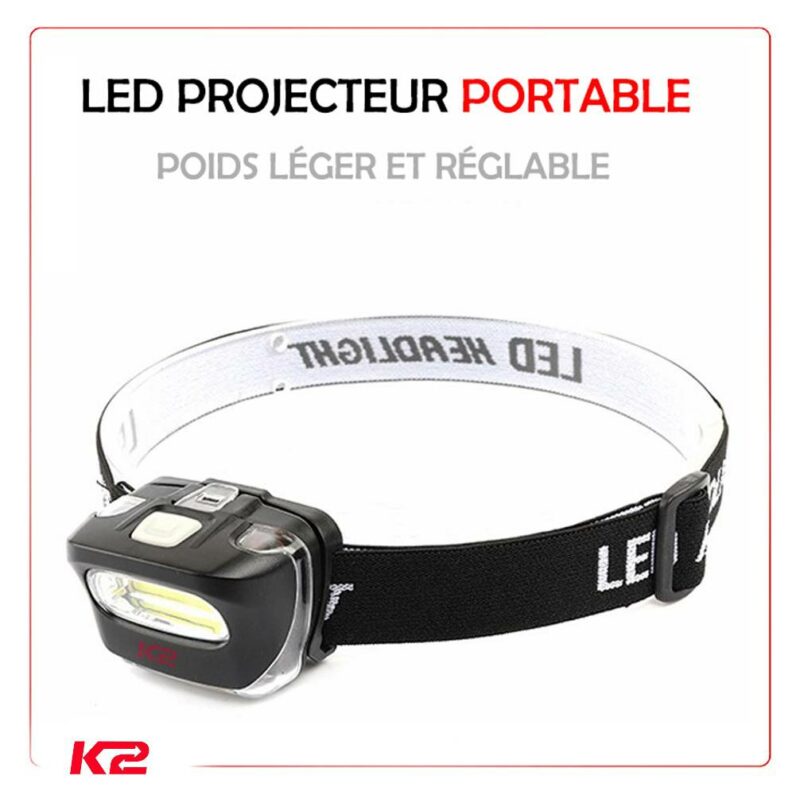 Lampe frontale à LED