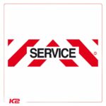 Panneau de service adhésif classe A 500x150mm