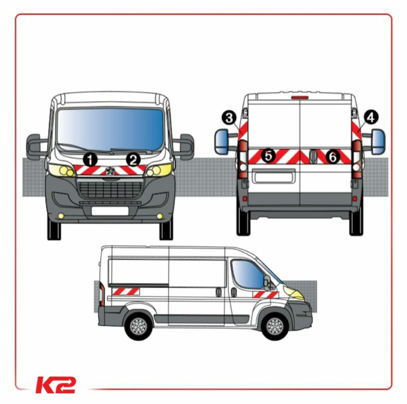 Kit de balisage pour Peugeot Boxer