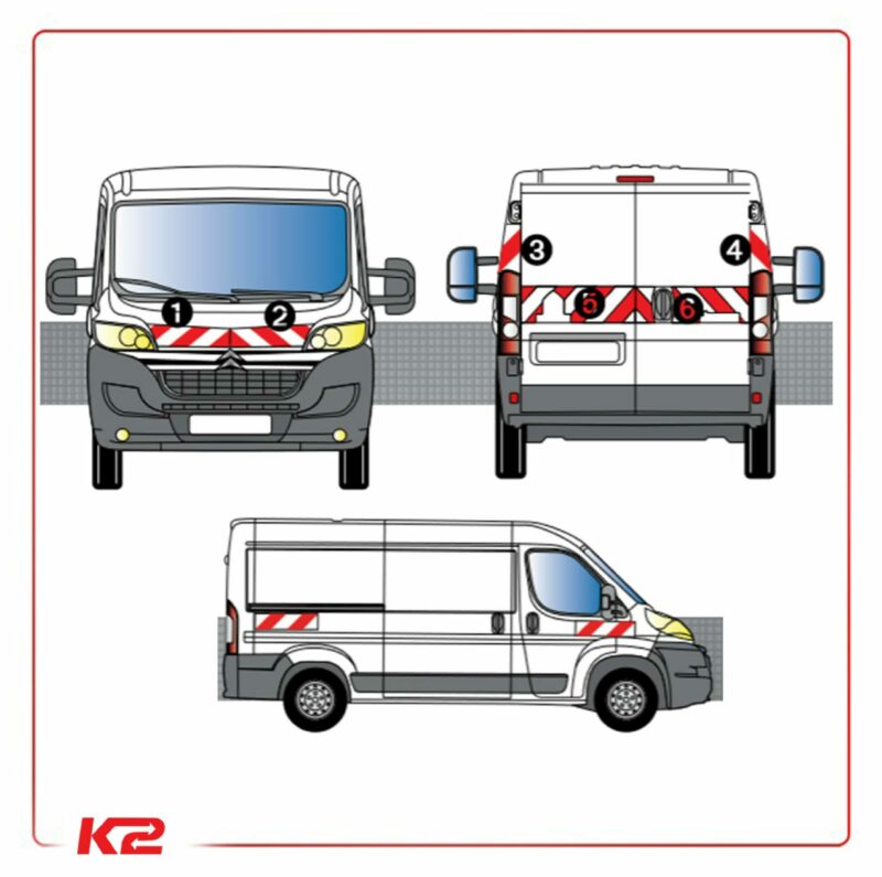 Kit de balisage pour Citroën Jumper