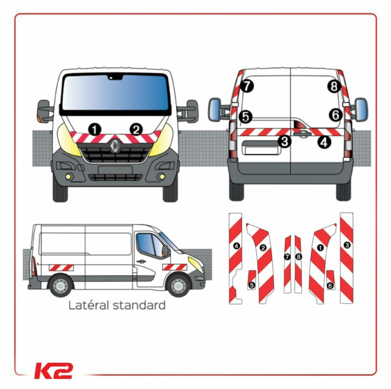 Kit de balisage pour Renault Master