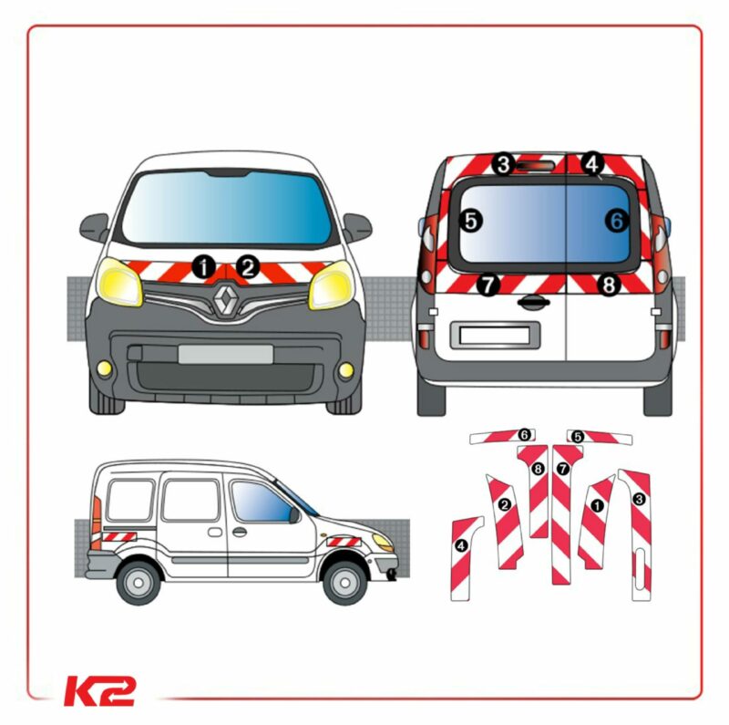 Kit de balisage pour Renault Kangoo