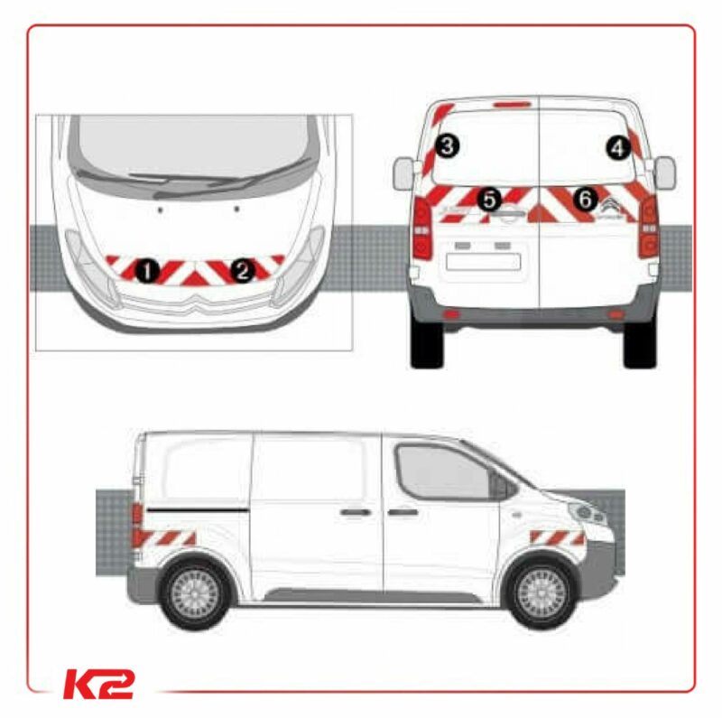 Kit de balisage pour Citroën Jumpy