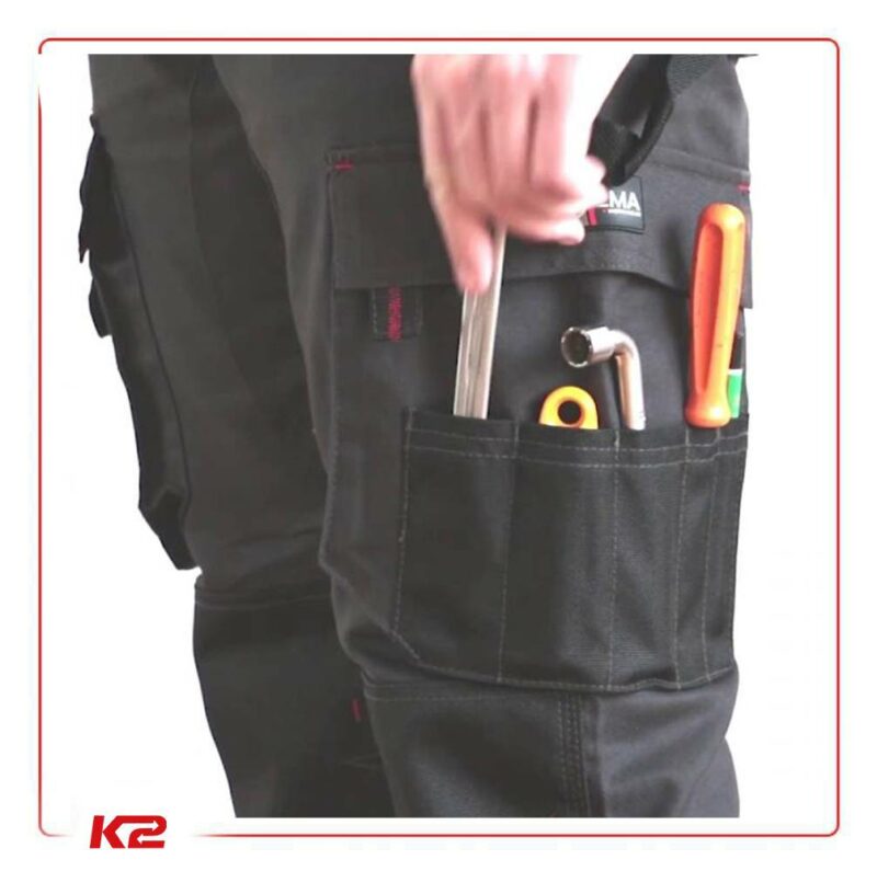 Pantalon bicolore avec poches genouillères LMA