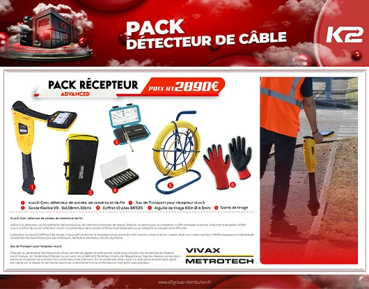 Pack Détecteur de cables Advanced