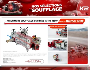 Pack Machine de soufflage de fibres Jetting V3