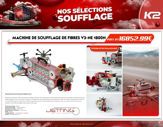 Pack machine se soufflage de fibres V3 NE