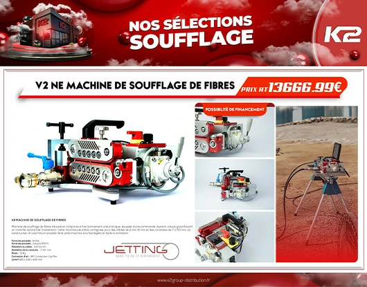pack machine de soufflage de fibres V2