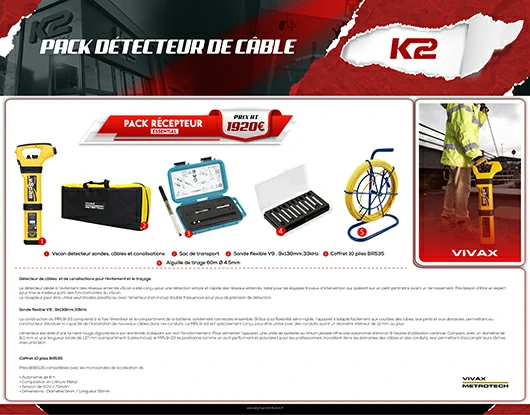 Pack détecteur de cables essential