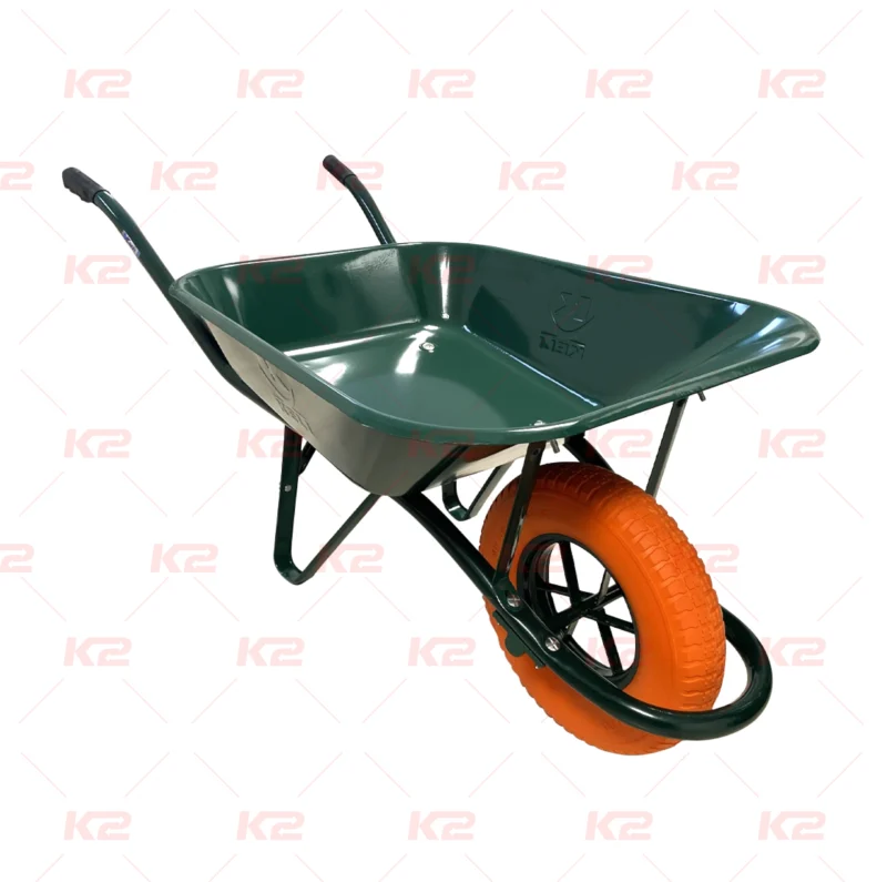 brouette renovation bac metal roue increvable kwb-2