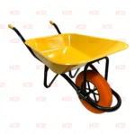 Brouette Bac Jaune Roue Increvable