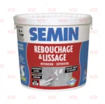 Enduit de rebouchage et lissage ext-int 1.5 kg SEMIN