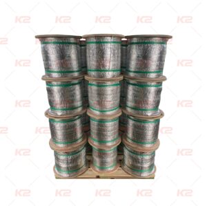 Palette de 40 tourets de câble optique 1FO INT-EXT PE 500M