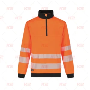 Pull orange à col montant de Safety Jogger