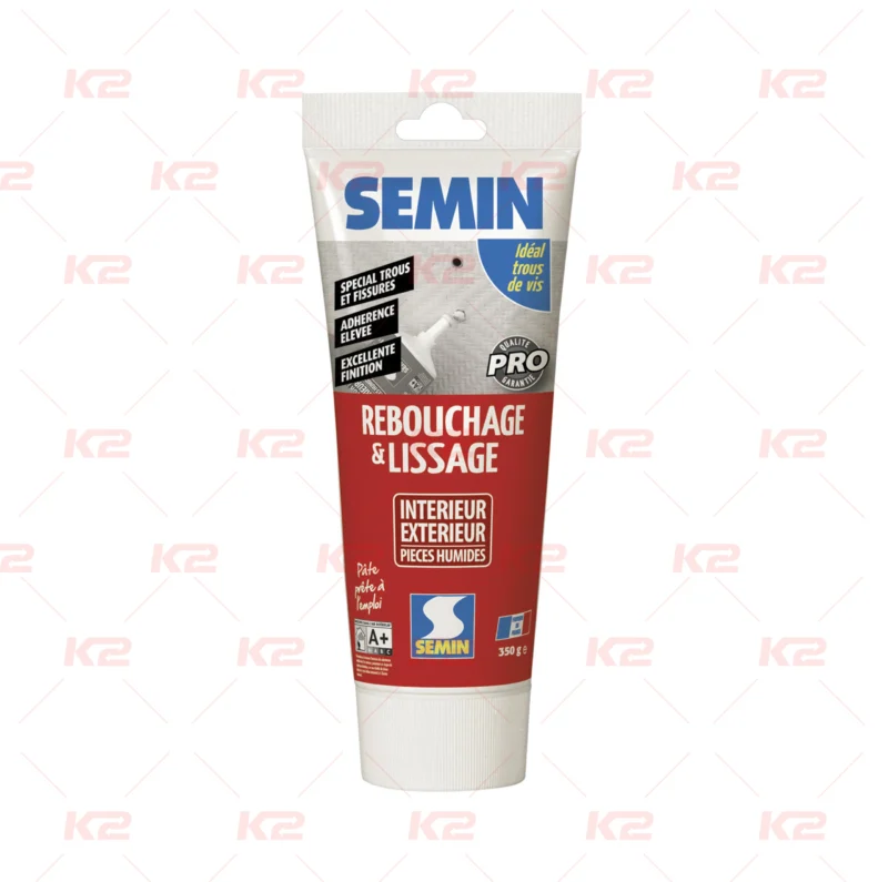TUBE ENDUIT DE REBOUCHAGE & LISSAGE SEMIN