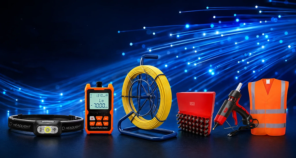 Matériel essentiel pour la fibre optique