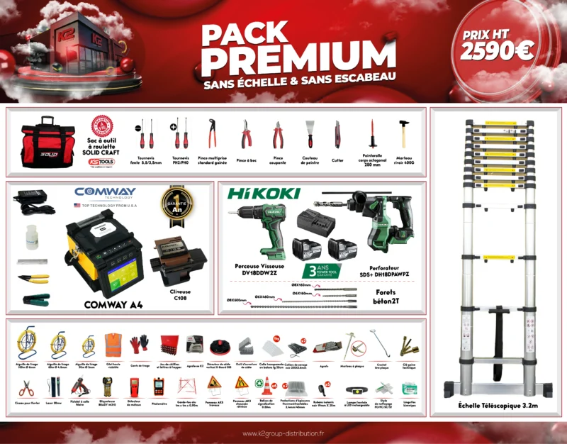 Pack Premium sans échelle et sans escabeau
