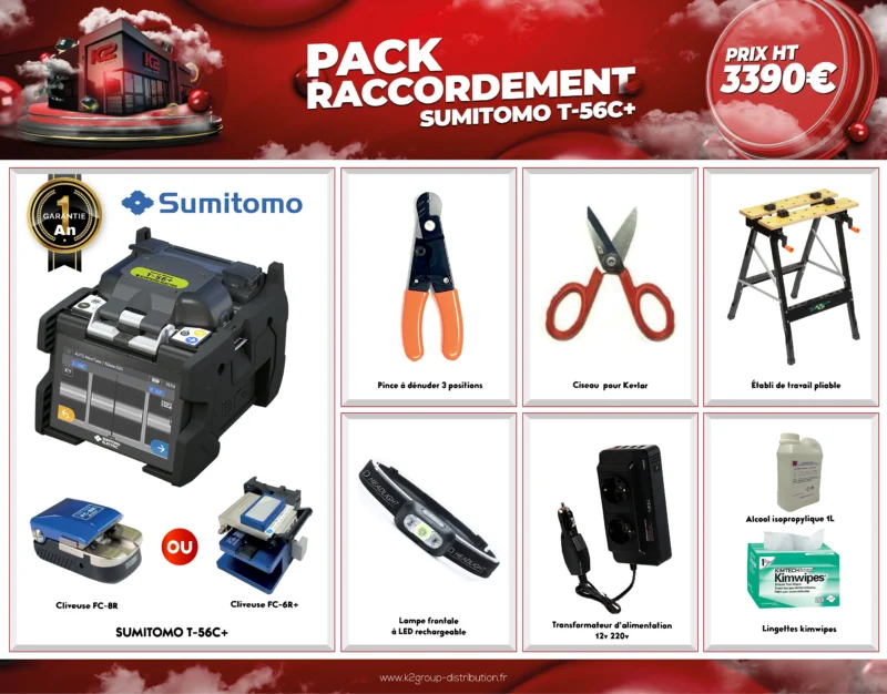 Pack Raccordement Sumitomo T-56C+